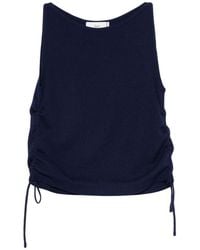 DUNST - Solid Round Neck Top - Lyst