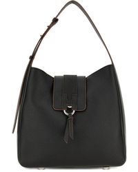 Hogan - Leather Hobo Bag - Lyst