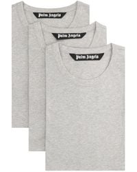 Palm Angels - Light Pack Of 3 Solid T-Shirt - Lyst