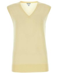 Bottega Veneta - Light Cotton Blend Vest - Lyst
