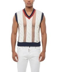DSquared² - Off Sleeveless Sweater - Lyst