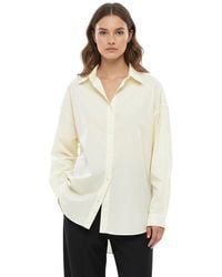 Cruna - Oversized Solid Shirt - Lyst