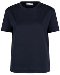 Max Mara - Embroidered Logo T-Shirt - Lyst