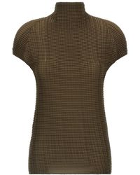 Issey Miyake - 'Wooly Pleats-58' T-Shirt - Lyst