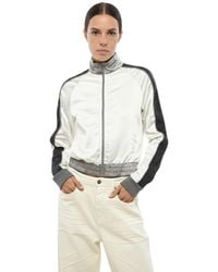 DIESEL - Color Block Mock Collar Sweatshirt - Lyst