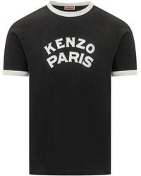 KENZO - Crew Neck Logo T-Shirt - Lyst