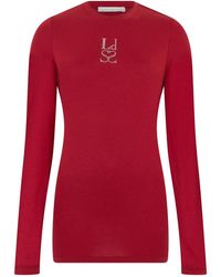 Ludovic de Saint Sernin - Logo Crew Neck Top - Lyst