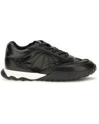 Pinko - Gea Leather Sneakers - Lyst