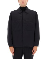 Herno - Solid Shirt Collar Jacket - Lyst
