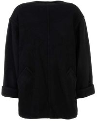 MM6 by Maison Martin Margiela - Wool Blend Oversize Sweater - Lyst