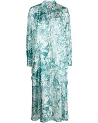 F.R.S For Restless Sleepers - Forest Print Shirt Dress - Lyst