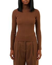 Max Mara - Knitted Turtle Neck Sweater - Lyst