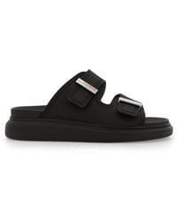 McQueen - Solid Hybrid Slides - Lyst