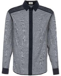 Saint Laurent - Cotton Blend Shirt - Lyst