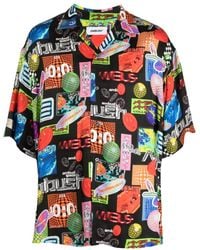 Ambush - Graphic Print Cuban Collar Shirt - Lyst