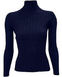 LA ROSE - Turtleneck Pullover - Lyst
