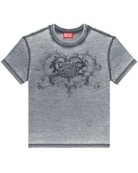 DIESEL - Cotton Blend T-Shirt - Lyst