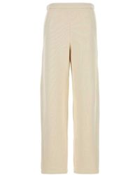 Max Mara - Off Straight Flat Front Pant - Lyst