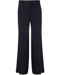 Alberto Biani - Wide Leg Cady Trousers - Lyst