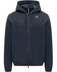 K-Way - Solid Hood Jacket - Lyst