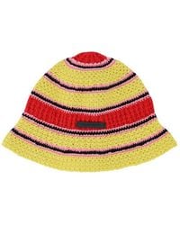 Stella McCartney - Embroidered Crochet Hat - Lyst