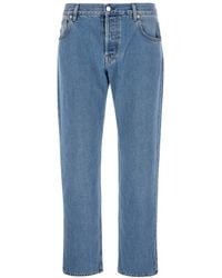 Gucci - Light Jeans With Rossa Ancora Patch - Lyst