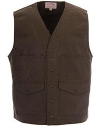 Filson - Solid V-Neck Jacket - Lyst