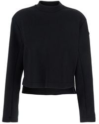 Moncler - Solid Mock Collar Sweater - Lyst