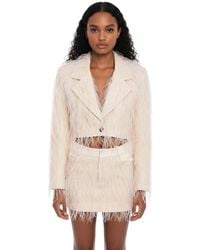 The Mannei - Textured Notched Lapel Blazer - Lyst