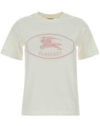 Burberry - Logo Crew Neck T-Shirt - Lyst