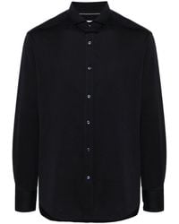Brunello Cucinelli - Cotton Spread Collar Button-Down Shirt - Lyst