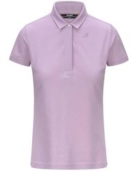 K-Way - Solid Shirt Collar Polo - Lyst