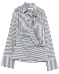 IRO - Lace Striped Cotton Shirt - Lyst