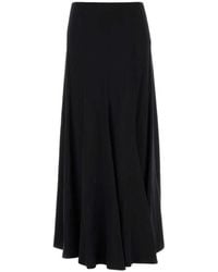 Chloé - Solid Maxi Skirt - Lyst