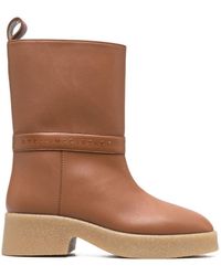 Stella McCartney - Logo Skyla Boots - Lyst