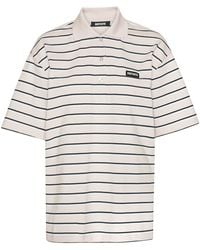 ROTATE BIRGER CHRISTENSEN - Stripes Shirt Collar Polo - Lyst