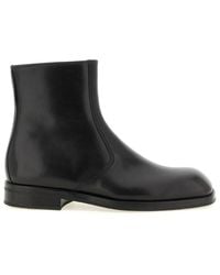 Lemaire - Zipper Ankle Boots - Lyst