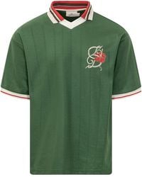 Drole de Monsieur - Solid Shirt Collar Polo - Lyst