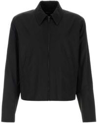 Gucci - Shirt Collar Zip Up Jacket - Lyst
