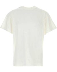 Jil Sander - Off Solid T-Shirts - Lyst
