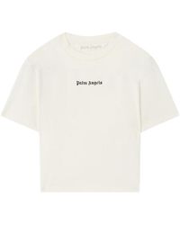 Palm Angels - Logo Crew Neck T-Shirt - Lyst