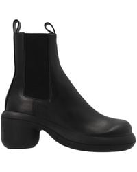 Jil Sander - Solid Round Toe Boots - Lyst