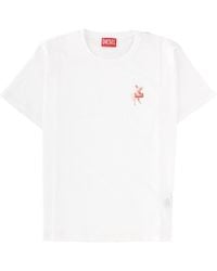 DIESEL - Logo Crew Neck T-Shirt - Lyst