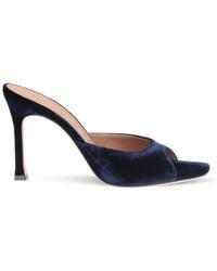 AMINA MUADDI - Midnight Slip-On Heels - Lyst