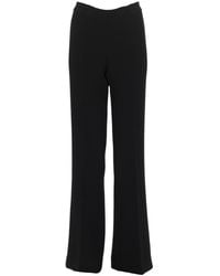 P.A.R.O.S.H. - Flared Flat Front Pants - Lyst