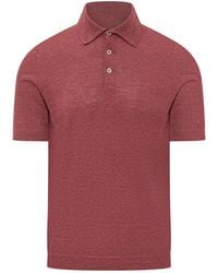 Brunello Cucinelli - Solid Shirt Collar Polo - Lyst