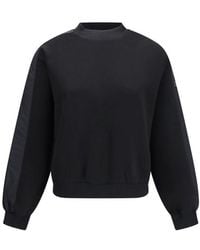 Moose Knuckles - Mix Media Crewneck Sweater - Lyst