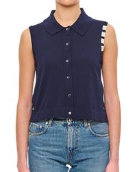 Thom Browne - 4-Bar Cotton Vest - Lyst
