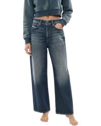 DIESEL - Straight High Rise Jeans - Lyst