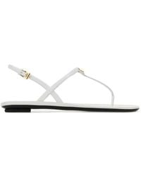 Prada - Solid Infradito Sandals - Lyst